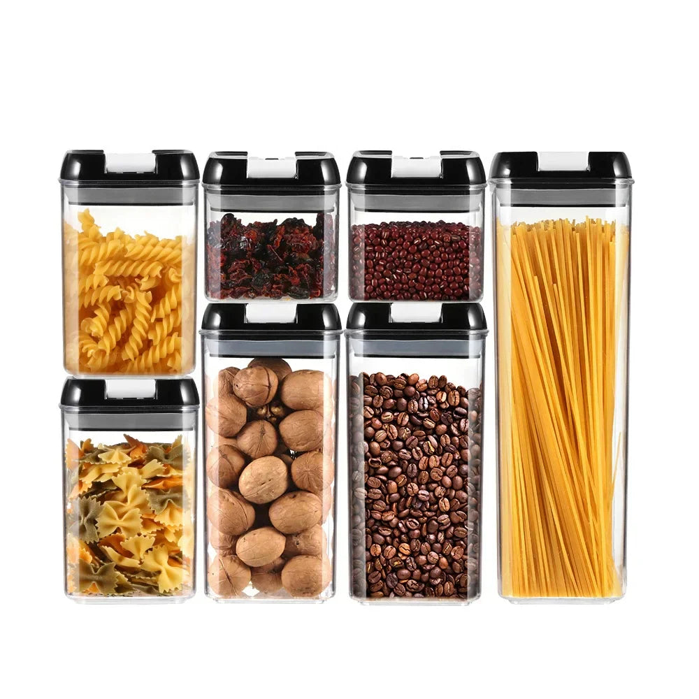 Set Contenedores Hermeticos de Cocina 7 Unidades